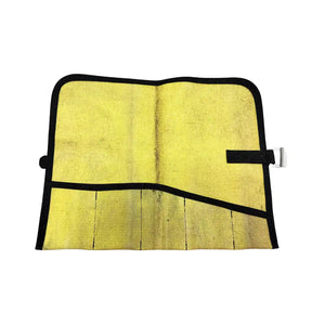 Fire Hose Tool Roll by Recycled Firefighter, handmade leather goods detail photo 17