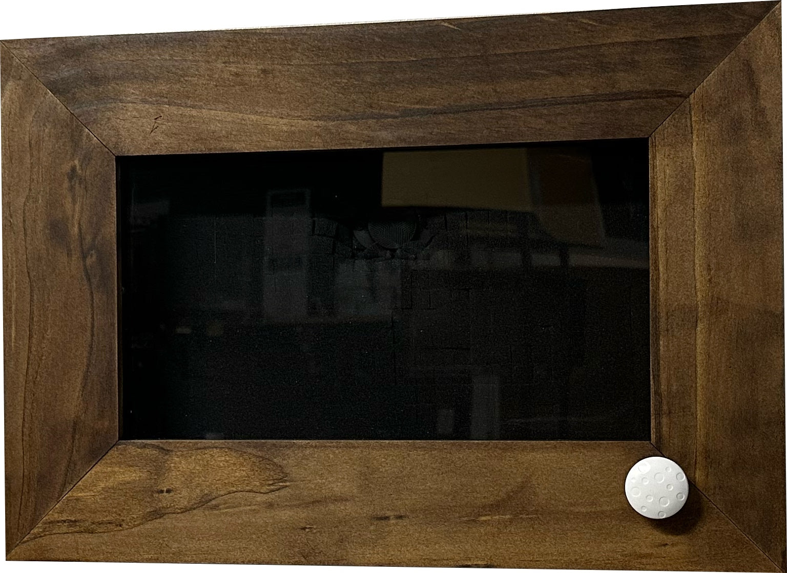 Wall Mounted Pistol Display Case - Handcrafted Gun Cabinet with Magnetic Lock for Secure Storage - Quick Access Gun Display Case with Mount & Customizable Foam Inserts - Made in USA