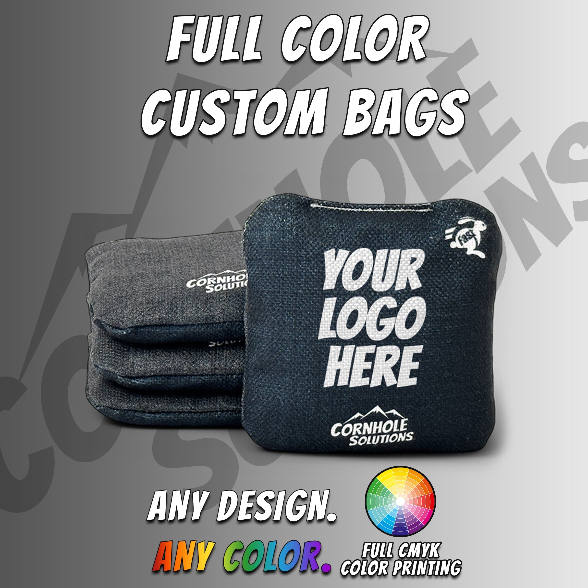 Custom - REC Cornhole Bags  – Regulation 6"x6" – Set of 4