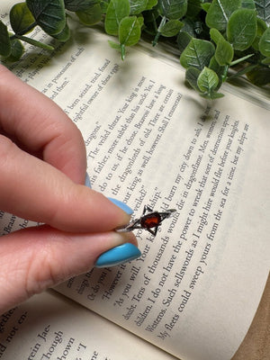 Garnet Adjustable Ring