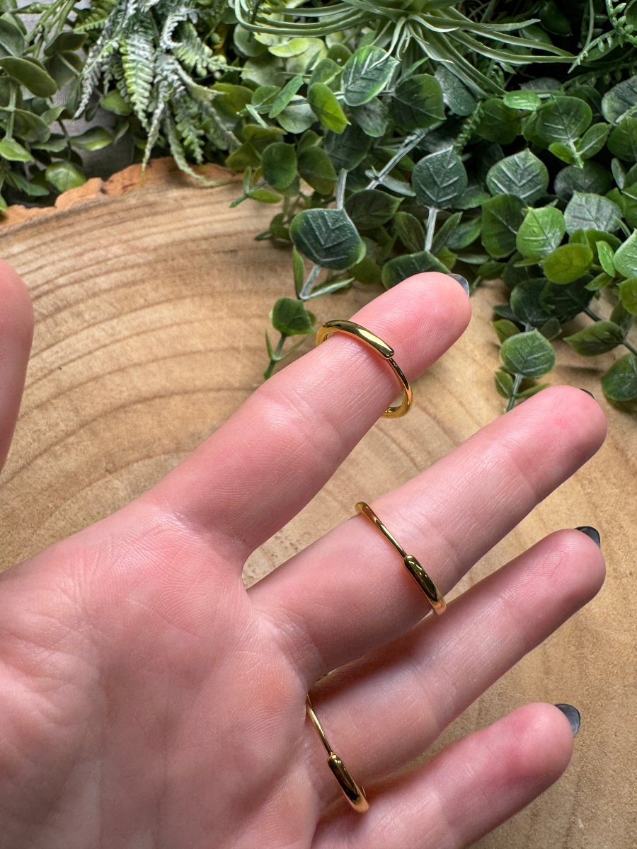 Garnet Ring Adjustable