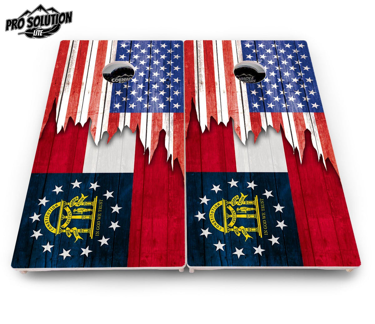State Flag Cornhole Boards – AL to GA – Pro Lite or Pro Elite