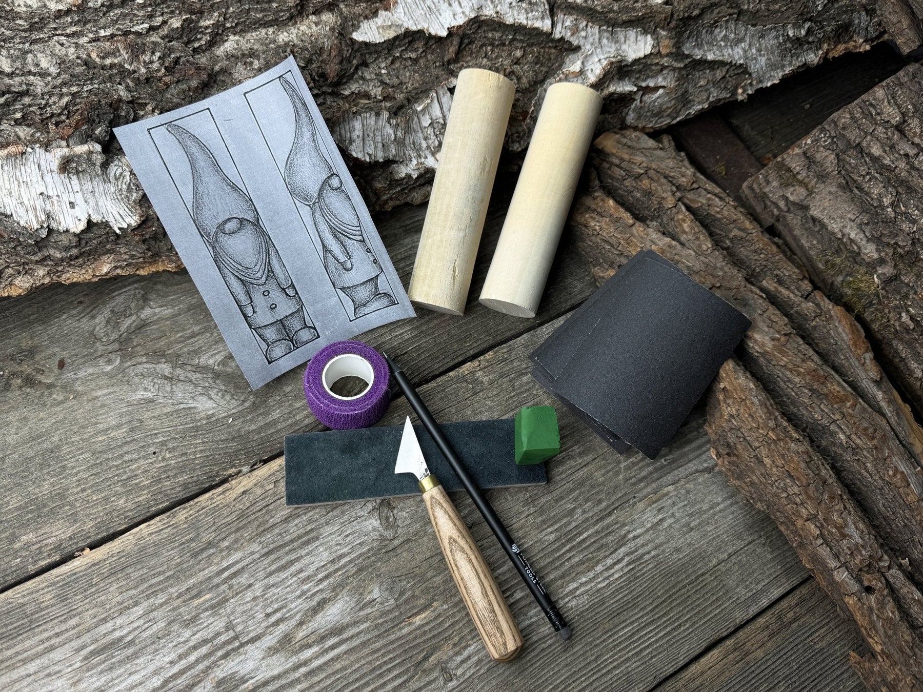 Gnome Carving Kit - Ideal for Beginners, Adults, Teens & Kids