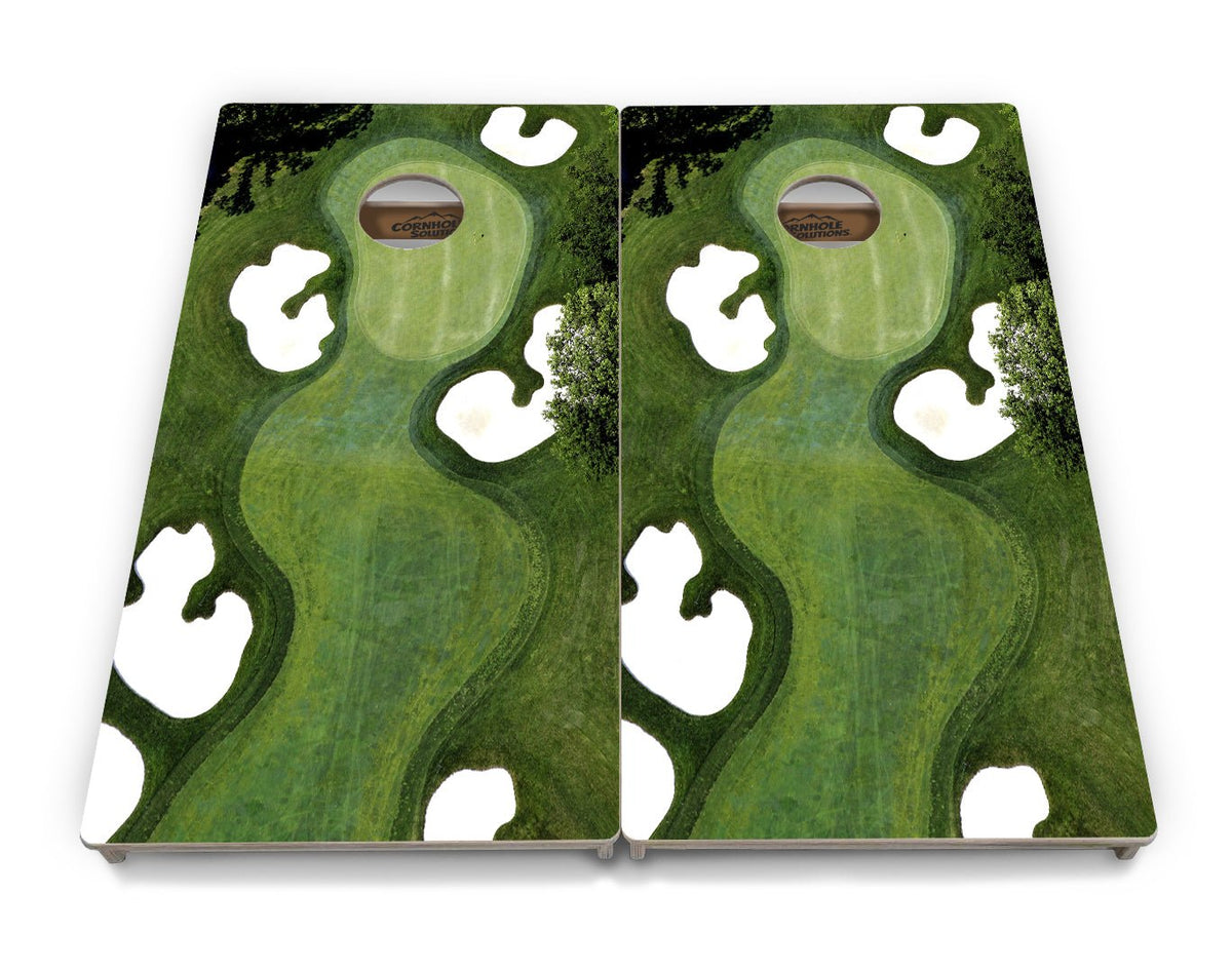 Golf Course Cornhole Boards – Tournament Series