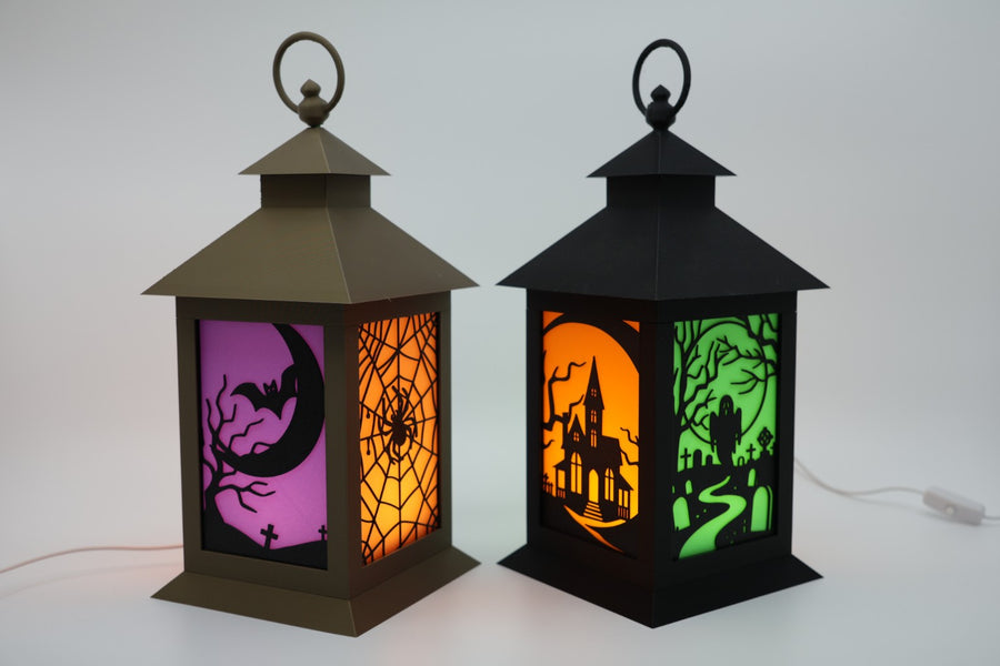 Halloween LED Lantern Set of 2
