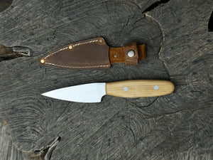 Hand-Forged Bushcraft Knife, 10 cm (3.94 inches)