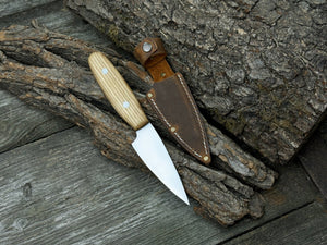 Hand-Forged Bushcraft Knife, 10 cm (3.94 inches)