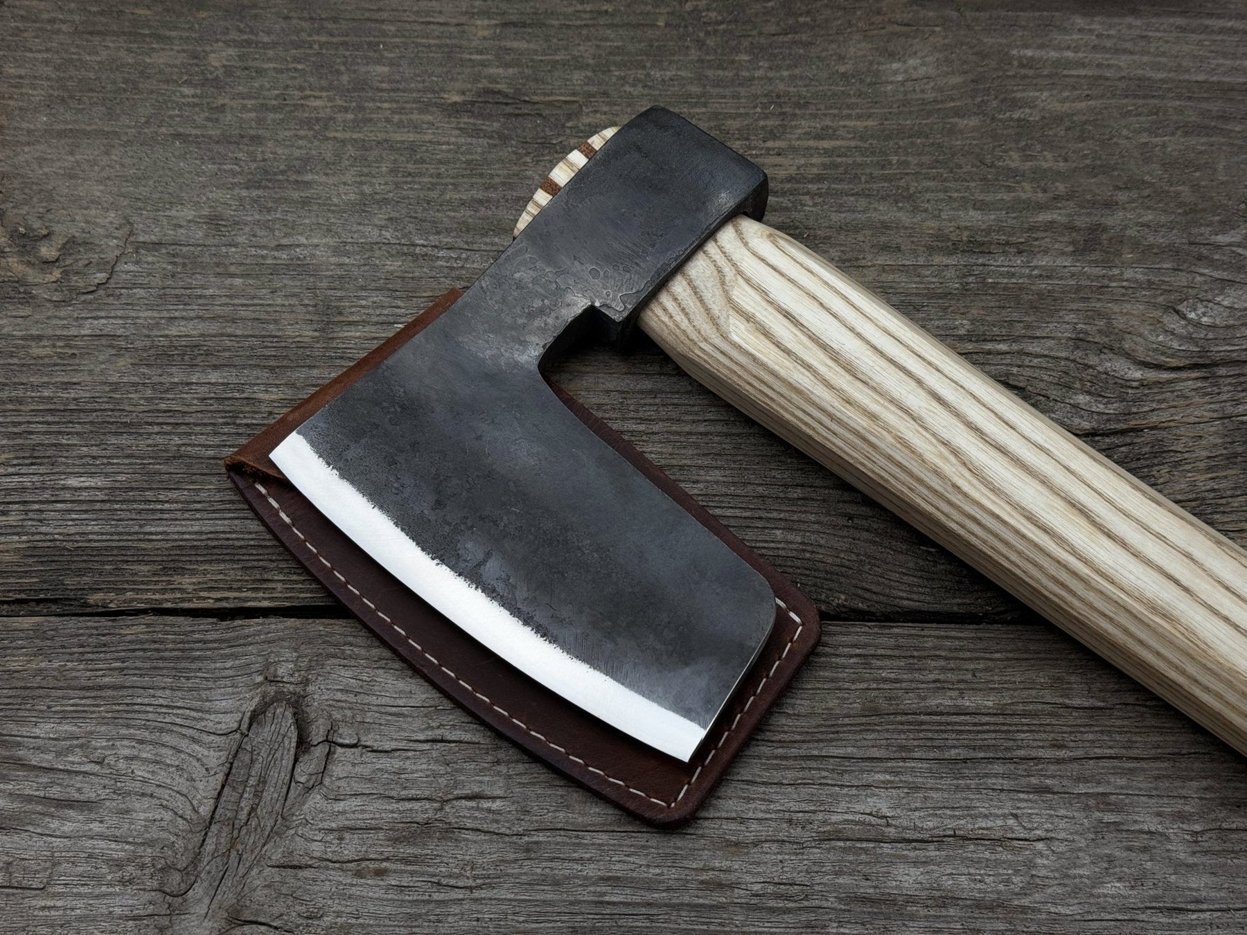 Hand-Forged Carpenter's Axe with Belt Loop, 0.84 kg (1.85 lb)