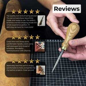 Hand-Forged Leatherworking Awl