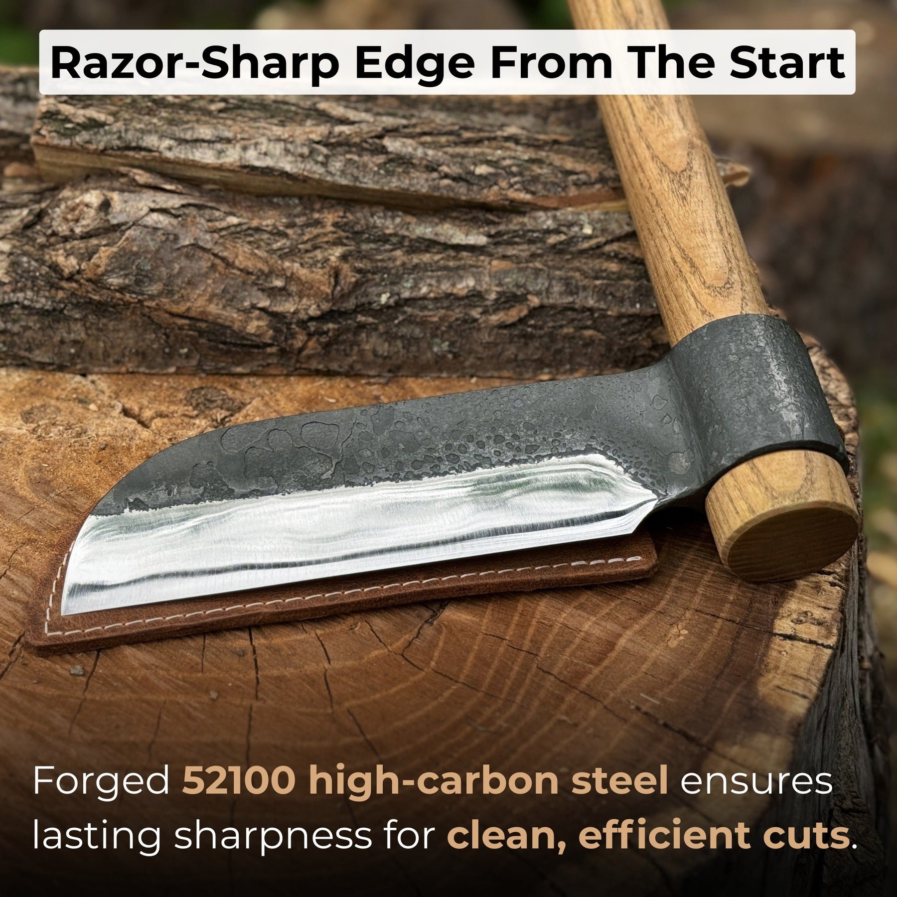 Hand-Forged Splitting Froe, Blade - 15.5 cm (6.1 inches)