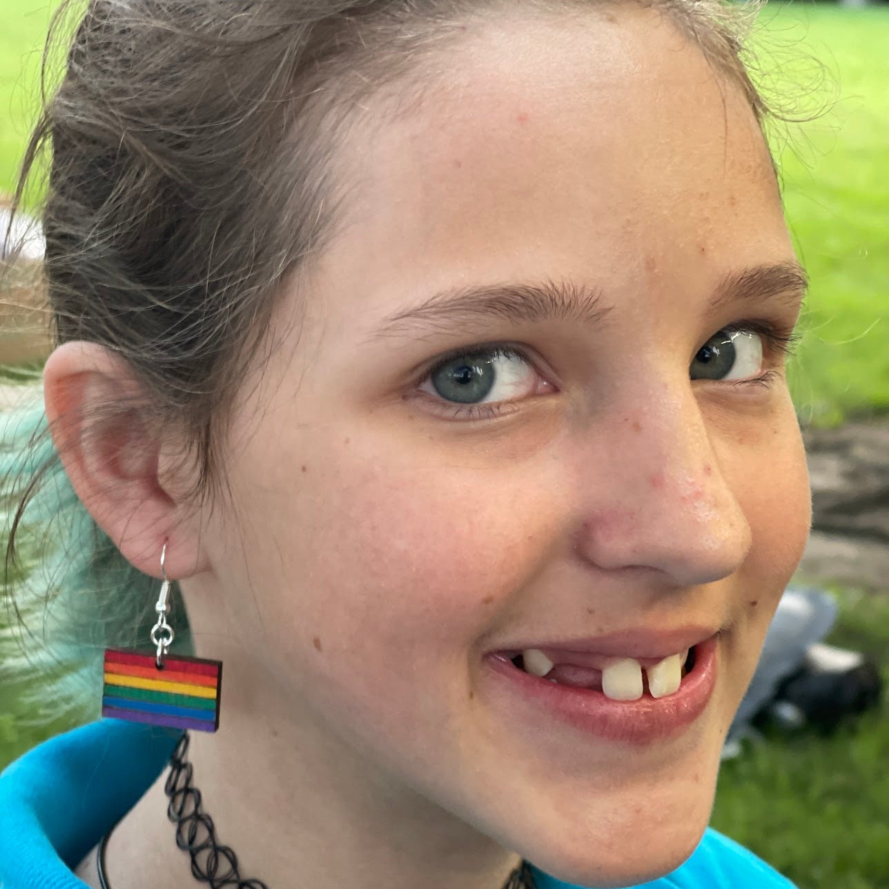 LGBTQ Pride Flag Wooden Earrings | Rainbow Pride Jewelry