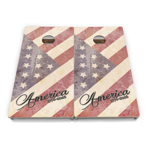 Complete Tournament Cornhole Bundle - Boards, Bags & Carrying Case - America 1776-2026 "Limited Edition"