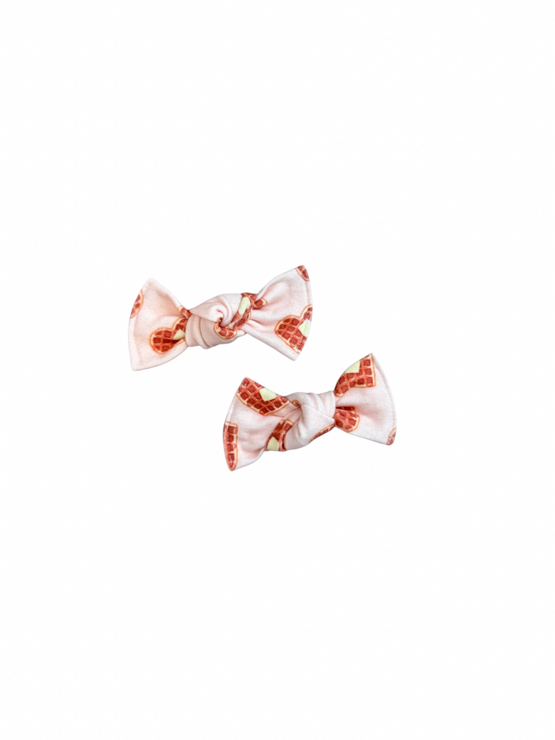 Heart Waffles Knot Bow by Boosh Baby image 1