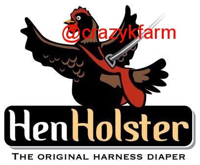 Hen Holster Chicken Diaper Harness with Permanent Sewn-in Liner (Duck Diaper, Goose Diaper, Parrot Diaper)