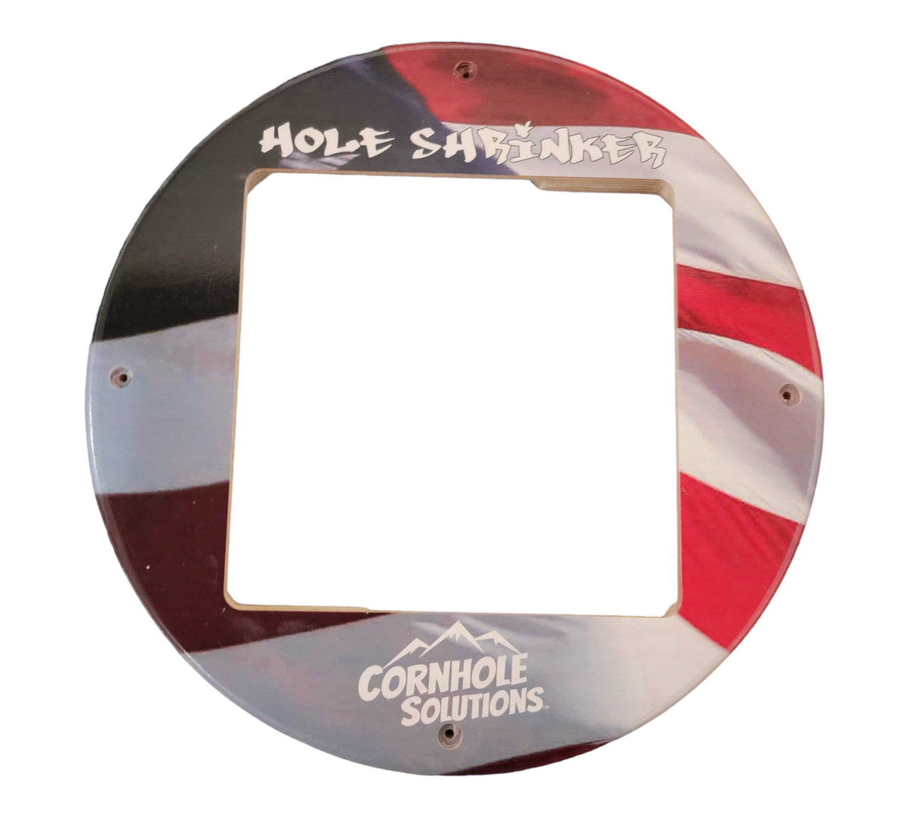 Custom Wooden Triangle - Mini or Vacation Size Cornhole Boards by Cornhole Solutions, custom cornhole board detail photo 6
