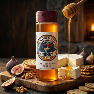 Honey Trio 3-Pack Gift Set - Raw, Hot & Vanilla Honey | Small Batch Farm Grown | Lady May