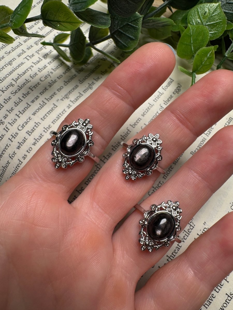 Hypersthene Adjustable Ring