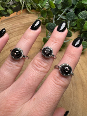 Hypersthene Ring Adjustable