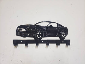Ford S-550 Mustang GT Keychain Rack – Steel Wall Mounted Modern Muscle Organizer