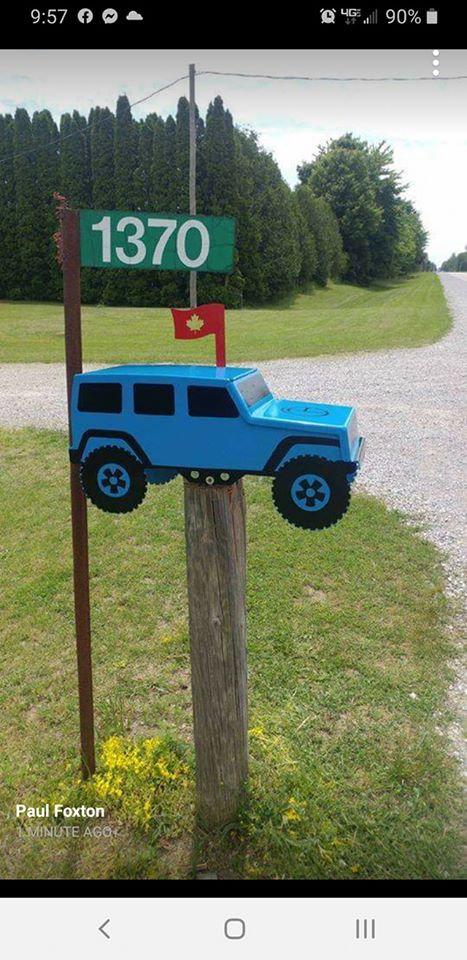 Jeep Mailbox JK and JKU models