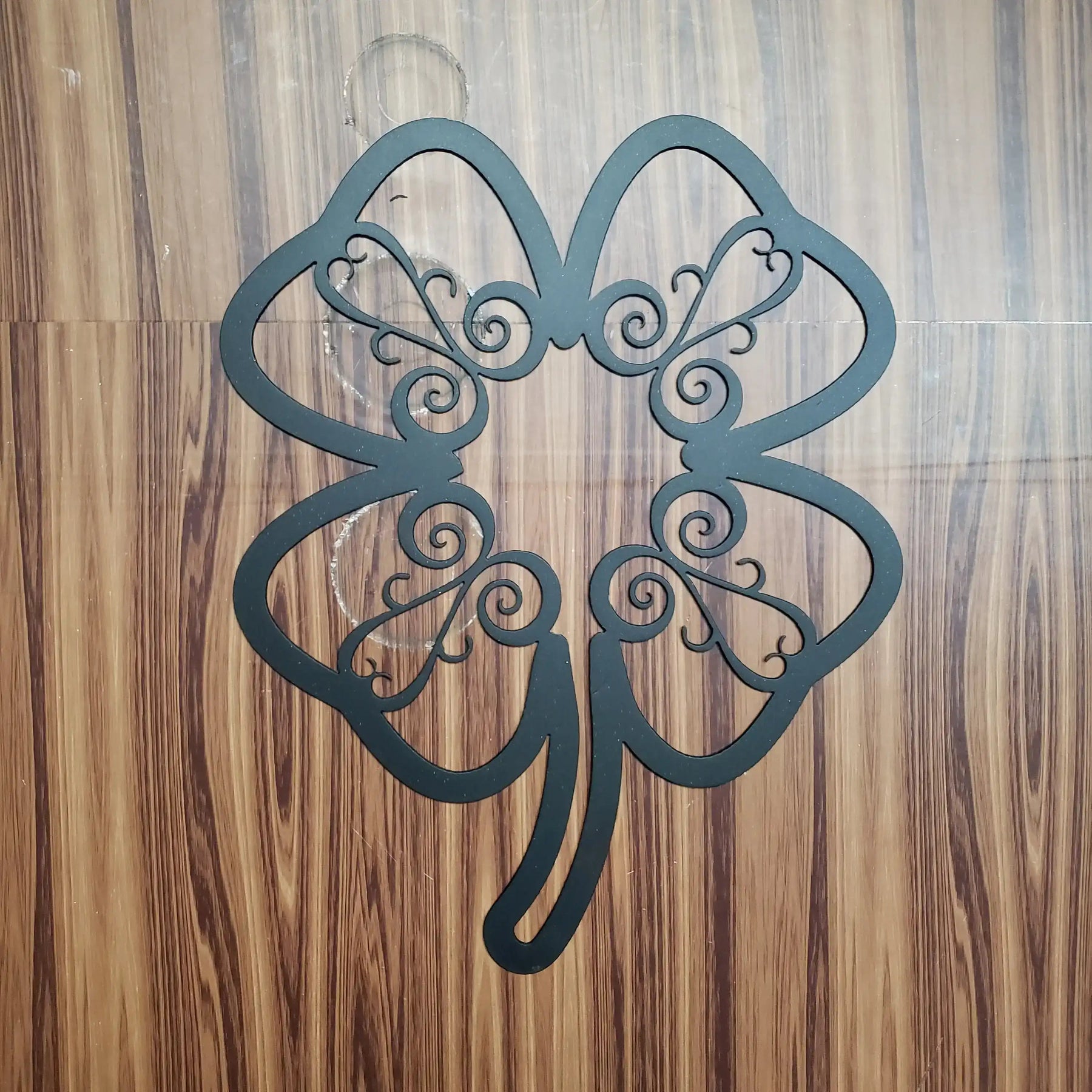 Shamrock Metal Wall Art – Lucky Four Leaf Clover Decor