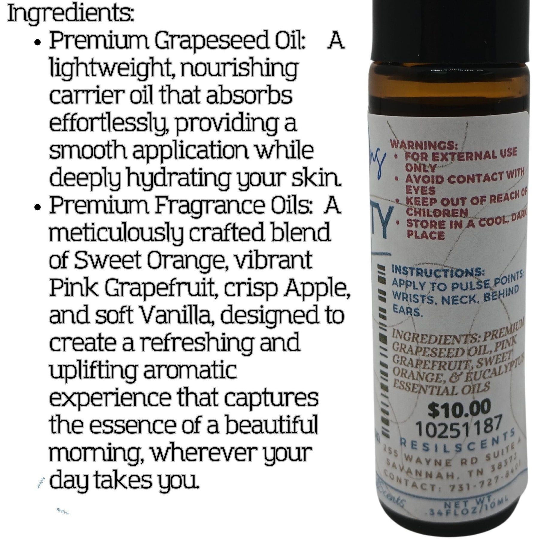 Beautiful Morning Roll-On Oil – Fresh Apple & Floral Blend | 10 ml