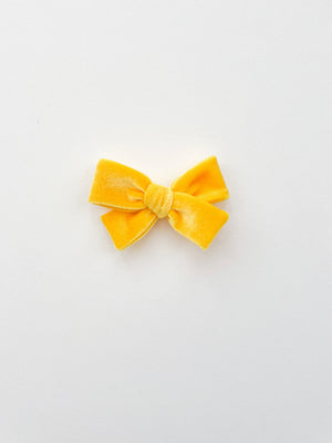 Canary Yellow Velvet Pinwheel by Boosh Baby image 1