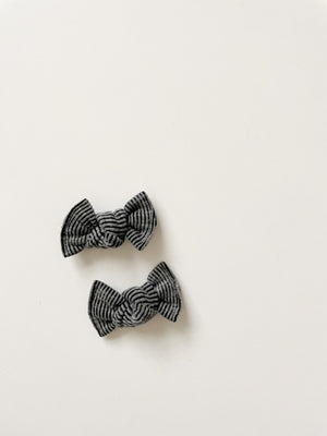 Black & Grey Ribbed Knot by Boosh Baby image 1
