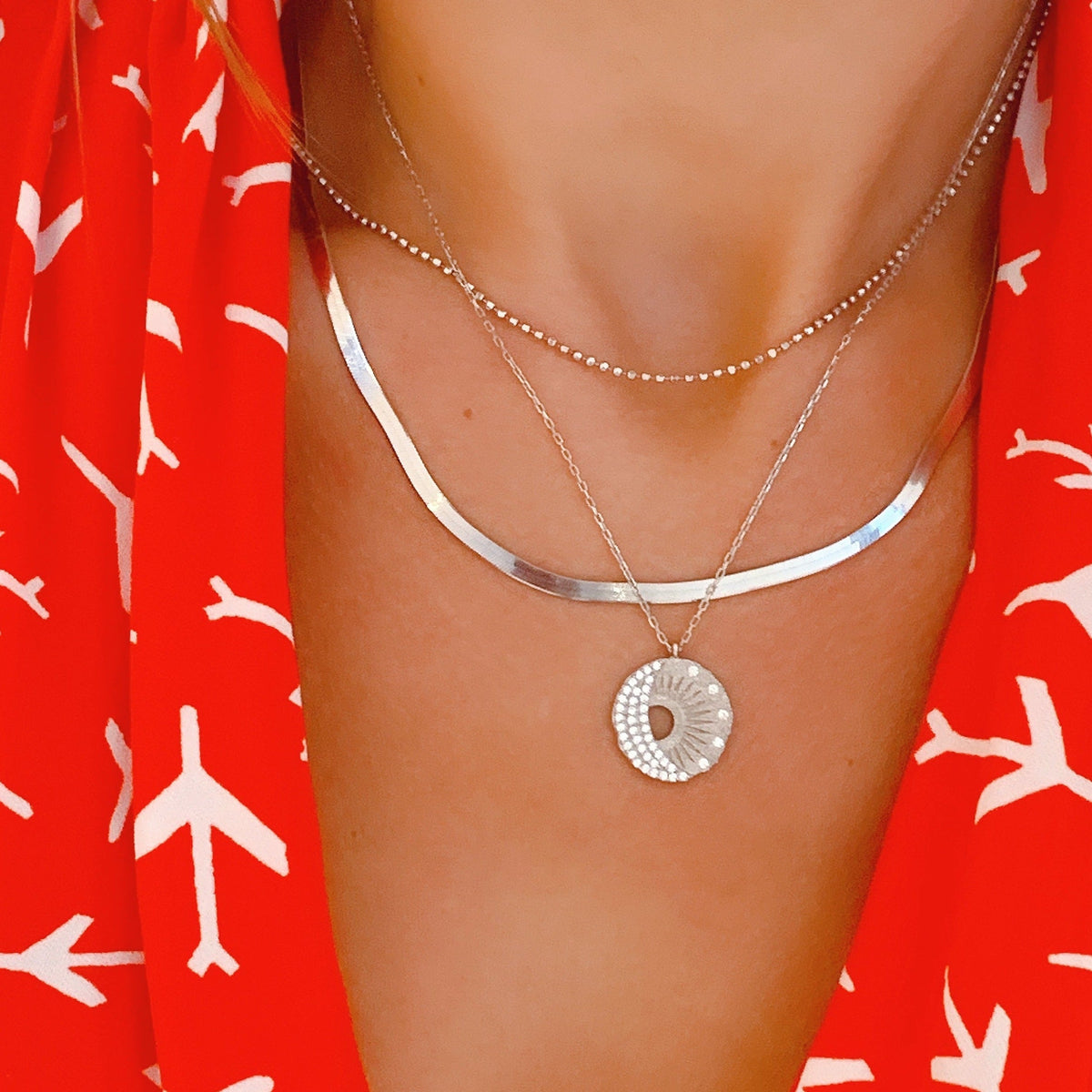 Celestial Coin Necklace | Gold Vermeil by Ke Bella, additional product image 3