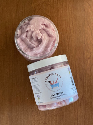 Foaming Sugar Scrub by Lustful Bath, LLC, Southern food gift detail photo 8