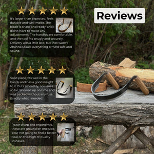 Inshave (Half-Rounded Drawknife), 16.5 cm (6.5 inches)
