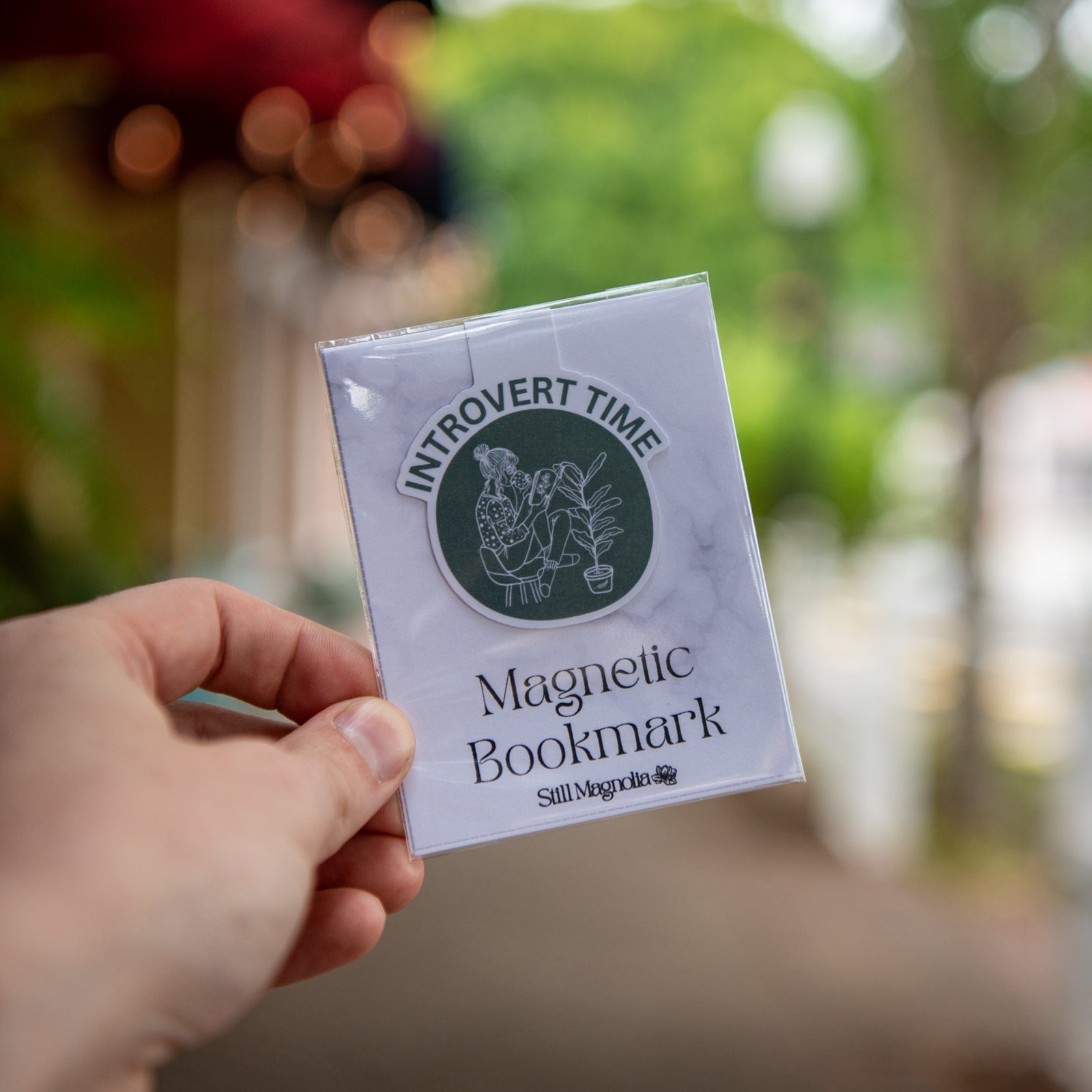 Introvert Time - Magnetic Bookmark by Still Magnolia, Southern home decor main product photo