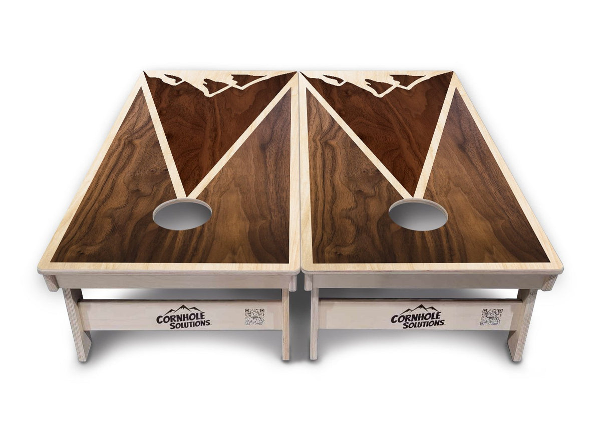 Stain Look Mountain Cornhole Boards – Tournament Series