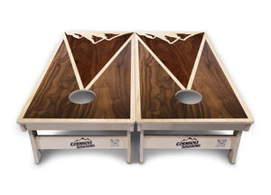Stain Look Mountain Cornhole Boards – Tournament Series