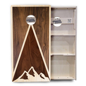 Stain Look Mountain Cornhole Boards – Tournament Series