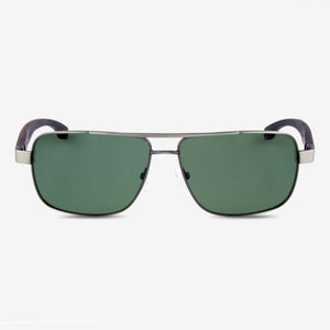 James - Metal & Wood Sunglasses