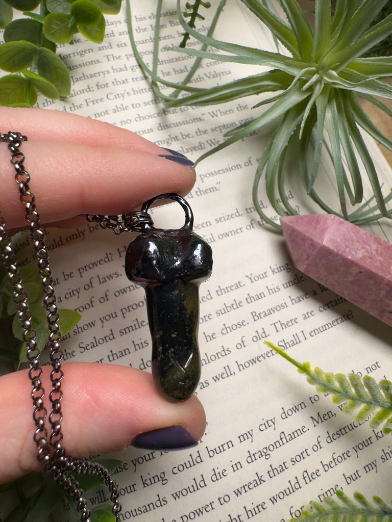 Kambaba Jasper Penis Necklace