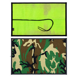 Drop Zone Mat - Premium - Firehose Edition by Recycled Firefighter, handmade leather goods detail photo 38