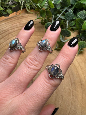 Labradorite Ring Adjustable