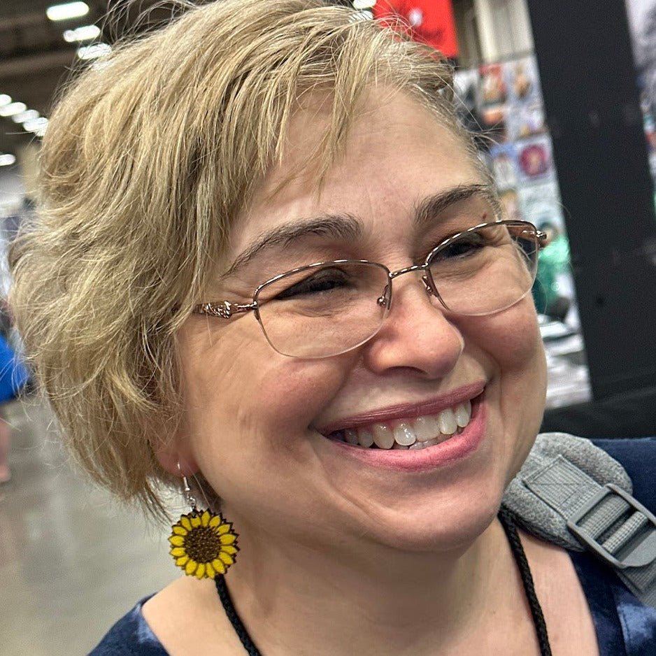 large Kansas Sunflower Wooden Earrings | State Flower Jewelry