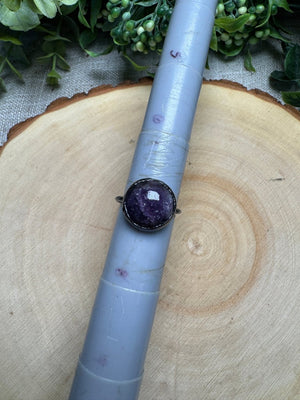 Lepidolite Ring Size 7