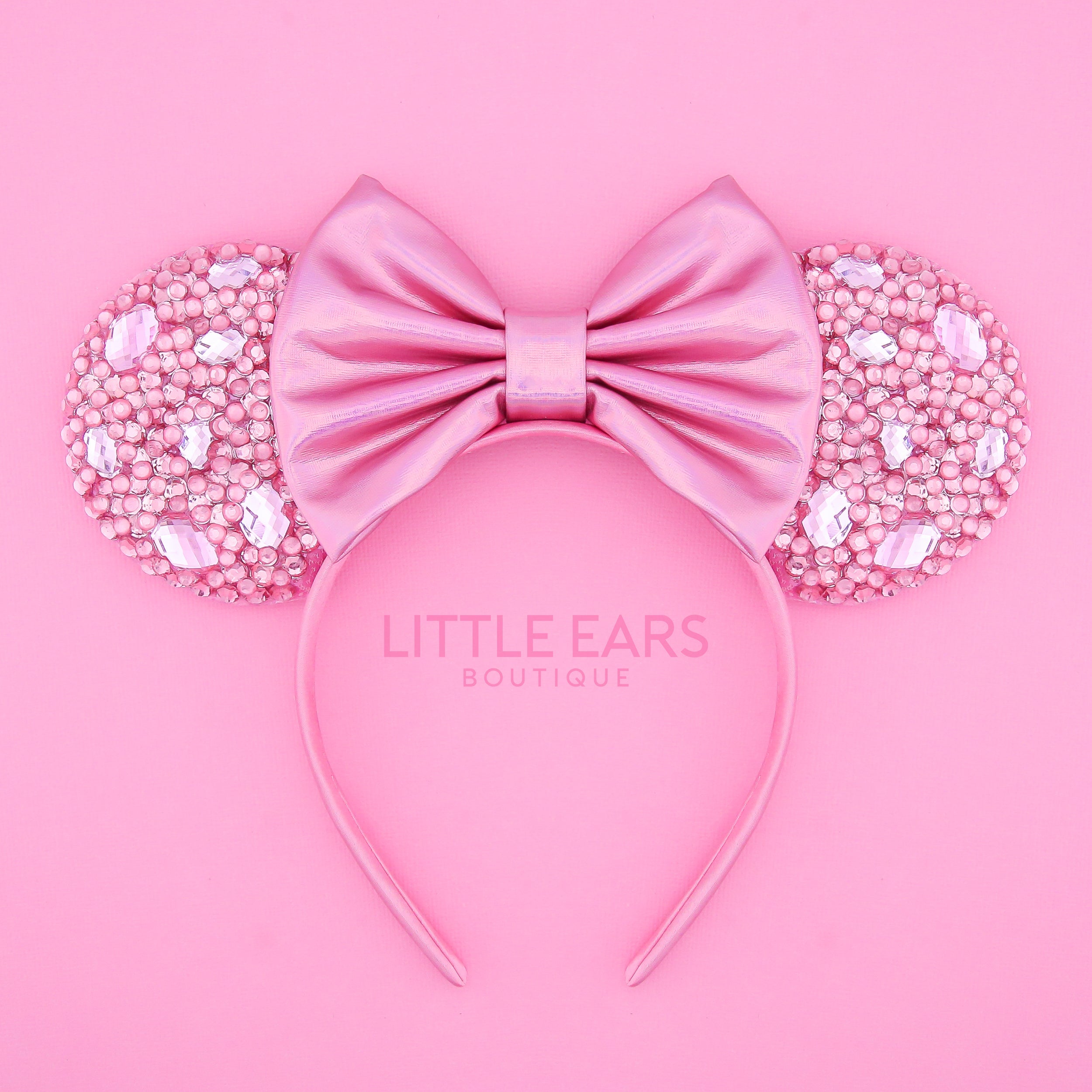 Light Pink Sparkle Ears by Little Ears Boutique, travel planning service main product photo