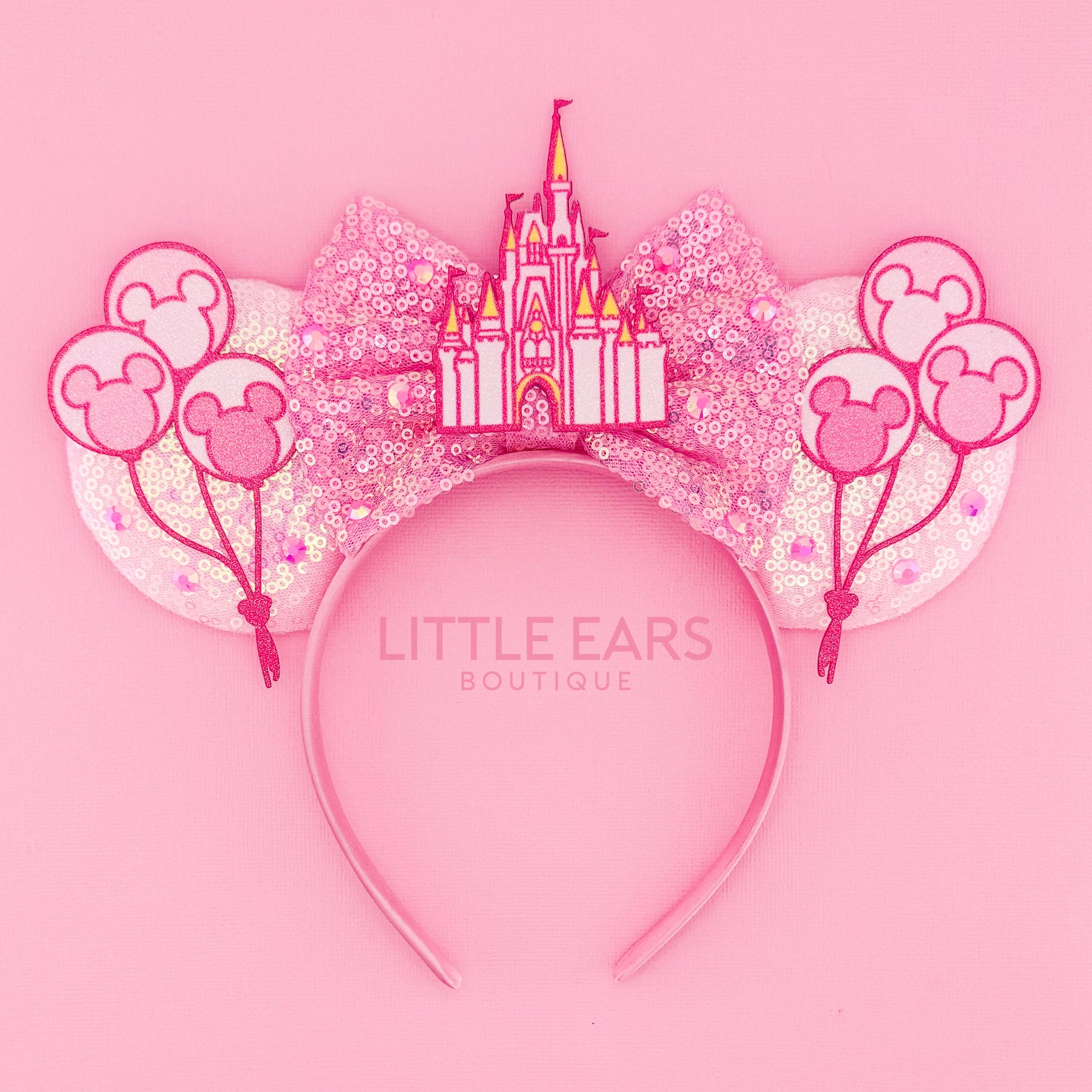 Pink Castle Mickey Ears
