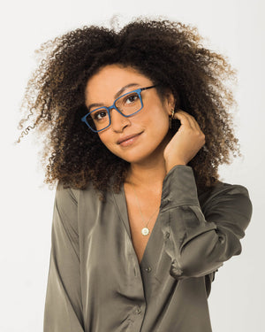 Melbourne - Metal & Wood Eyeglasses