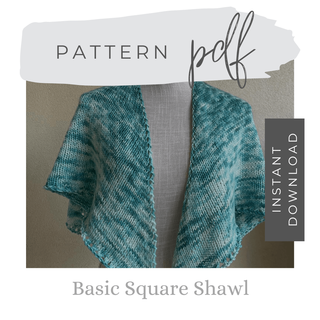 Basic Square Shawl - Digital Pattern