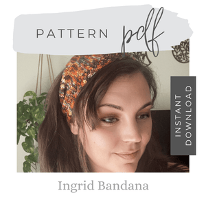 Ingrid Bandana Pattern - Digital Pattern