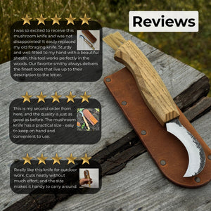 Mushroom Knife for Forest Walks, 6 cm (2.36 inches)