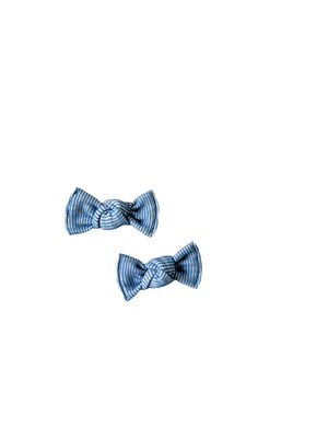 Navy Blue Ribbed Knot Bow by Boosh Baby image 1