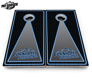 Neon Blue Cornhole Boards – Pro Lite or Pro Elite