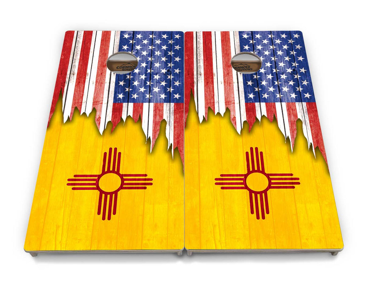State Flag Cornhole Boards – NM–SC – Tournament Series